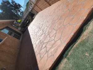 Photo of a patio paver project